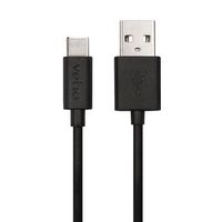 Veho USB A - USB C, 0.2m, Black - W124877628