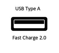 Leba NoteCase Aarhus 20 Tablets, USB-A&C (UK plug), Max 30 W per USB-C port, Intelligent P.D. 3.0 - W126552794