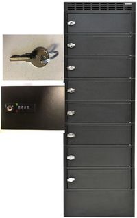 Leba NoteLocker 12 is a convenient storage and charging solution with 12 individual compartments. - W126552831