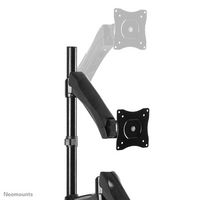Neomounts NewStar Desk Mount (clamp & grommet) for a Monitor (10-27" screen) AND Keyboard & Mouse (Height Adjustable) - Black - W124750732