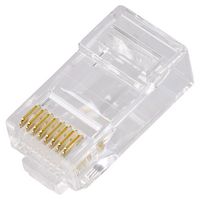LOGON PROFESSIONAL RJ45 CAT6 UNSHIELDED EASY CONNECTOR+YELLOW BOOT - 50PCS - W128318631