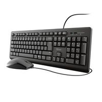 Trust Primo Keyboard Mouse Included Usb Lithuanian Black - W128427041