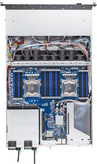Gigabyte R18N-F2A Intel® C612 Lga 2011-V3 Rack (1U) Black, Grey - W128428121