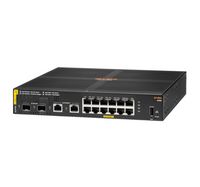 Hewlett Packard Enterprise Aruba 6100 12G Class4 Poe 2G/2Sfp+ 139W Managed L3 Gigabit Ethernet (10/100/1000) Power Over Ethernet (Poe) 1U Black - W128429538