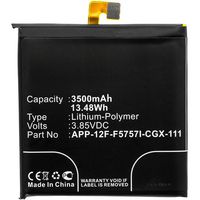 CoreParts Battery for Mobile 13.48Wh Li-Pol 3.85V 3500mAh - W125813723