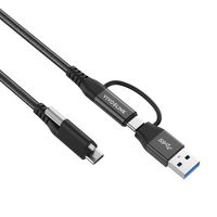 Vivolink USB-C Cable two in one 1,5m Black - W128341084