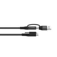 Vivolink USB-C Cable two in one 1,5m Black - W128341084