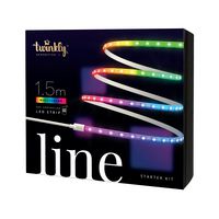 Twinkly Twinkly Line – App-controlled Adhesive Black Extension Lightstrip with RGB (16 million colors) LEDs - W127223930