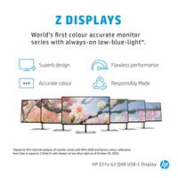 HP Z27u G3 QHD LED display 68.6 cm (27") 2560 x 1440 pixels Quad HD Silver - W128439431