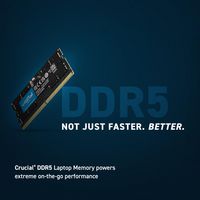 Crucial Soram D5 5200 48Gb Cl46 - 48 Gb Memory Module 1 X 48 Gb Ddr5 5600 Mhz Ecc - W128443599