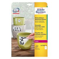 Avery Self-Adhesive Label Rectangle Permanent White 20 Pc(S) - W128443750