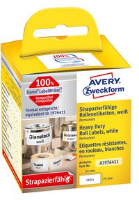 Avery Self-Adhesive Label Rounded Rectangle Permanent White 160 Pc(S) - W128443793