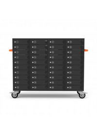 Port Designs Portable Device Management Cart/Cabinet Portable Device Management Cabinet Black - W128442620
