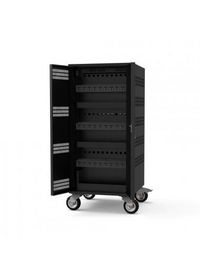 Port Designs Portable Device Management Cart/Cabinet Portable Device Management Cabinet Black - W128442619