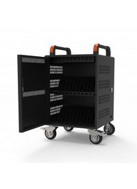 Port Designs Portable Device Management Cart/Cabinet Portable Device Management Cabinet Black - W128442618