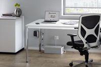 Durable Cavoline Box L Desk Cable Box Grey 1 Pc(S) - W128443700