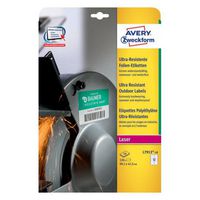 Avery Self-Adhesive Label Rounded Rectangle Permanent White 120 Pc(S) - W128443755