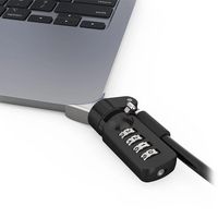 Compulocks Ledge MacBook Air 2022 M2 T-slot Ledge Lock Adapter with Combination Cable Lock - W128208818