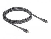 Delock 86632 Lightning Cable 2 M Grey - W128443200