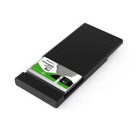 CoreParts Type C USB3.1 Gen. 2 External HDD/SSD Enclosure, Supports all 2.5" (9.5mm) SATA HDD/SSD, LED indicator, Plastic Housing - W128445294