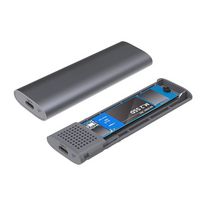 CoreParts USB3.2 Type-C Tool free Enclosure for M.2 PCIe NVMe/SATA SSDs - W128445295