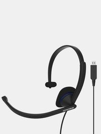 KOSS CS195 USB Headsets, On-Ear, Wired, Microphone, Black - W128445921