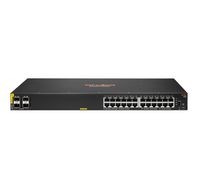 Hewlett Packard Enterprise Aruba 6100 24G Class4 Poe 4Sfp+ 370W Managed L3 Gigabit Ethernet (10/100/1000) Power Over Ethernet (Poe) 1U Black - W128369064
