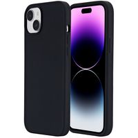eSTUFF iPhone 15 Plus INFINITE ROME Magnetic Silicone Cover - Black - 100% recycled Silicone - W128407518