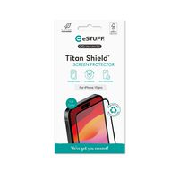 eSTUFF INFINITE Titan Shield Screen Protector for iPhone 15 Pro – Full Cover - W128339271