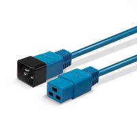 Lindy 3m C20 to C19 Mains Extension Cable, lead free, blue - W128456575