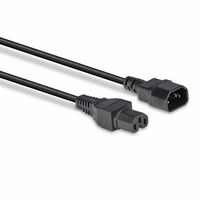Lindy 2m C14 to C15 Mains Cable, lead free - W128456581