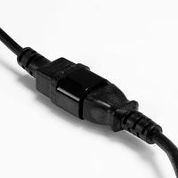 Lindy 0.5m C14 to C13 Mains Extension Cable, lead free, black - W128456582
