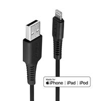 Lindy 0.5m USB Type A to Lightning Cable, Black - W128456613