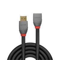 Lindy 0.5m High Speed HDMI Extension Cable, Anthra Line - W128456761