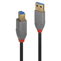 Lindy 0.5m USB 3.2 Type A to B Cable, 5Gbps, Anthra Line - W128456792