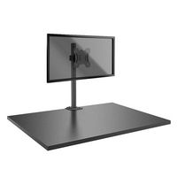 Lindy Single Display Short Bracket w/ Pole & Desk Clamp - W128456891