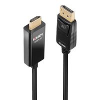 Lindy 0.5m Active DisplayPort to HDMI Cable with HDR - W128456905