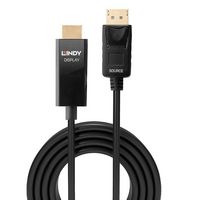 Lindy 0.5m Active DisplayPort to HDMI Cable with HDR - W128456905