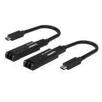 Lindy 100m Fibre Optic USB 3.2 Type C Extender - W128456997