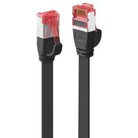 Lindy 1m Cat.6 U/FTP Flat Network Cable, Black - W128457360