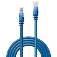 Lindy 0.5m Cat.6 U/UTP Network Cable, Blue - W128457482
