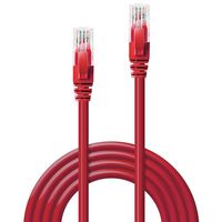 Lindy 2m Cat.6 U/UTP Network Cable, Red - W128457491