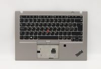 Lenovo C-Cover Switzerland w/ Backlit KBD and FPR, Silver - W125638642