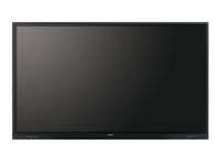 Sharp/NEC 65" LC-Series Interactive Display, UHD, 450 cd/m2, 16/7 proof, Infrared, 20 touch points, OPS Slot, Android SoC, USB-C, HDMI-out - W128434723