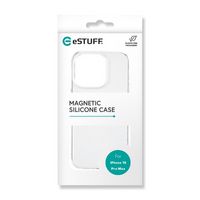 eSTUFF iPhone 15 Pro Max INFINITE VIENNA TPU Cover - Transparent - 100% recycled TPU - W128407481