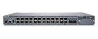 Juniper 24x10GbaseX switch with 2x100G uplink ports. MACsec AES256. Airflow out of PSU. Optional module-4x10G or 4x25G - W128445269
