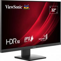 ViewSonic 32" 16:9 3840 x 2160 UHD SuperClear® IPS LED Monitor, 2 HDMI, DipsplayPort, Speakers, Full Ergonomic Stand - W128493340