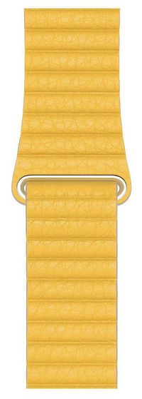 Apple Smart Wearable Accessories Band Yellow Leather - W128558285