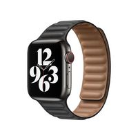 Apple 40Mm Black Leather Link - Small - W128558337