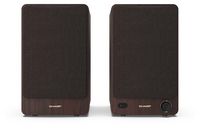 Sharp Bookshelf Speakers Loudspeaker 2-Way Brown Wired & Wireless 60 W - W128824280